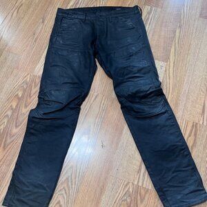 G-STAR RAW BLACK 5620 3D LOW TAPERED DENIM MENS JEANS 32W/32L